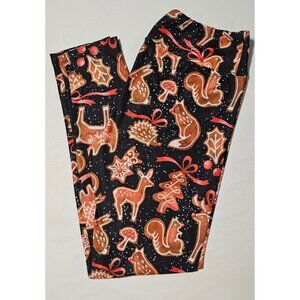 Fabulegs Christmas Cookie Leggings OS